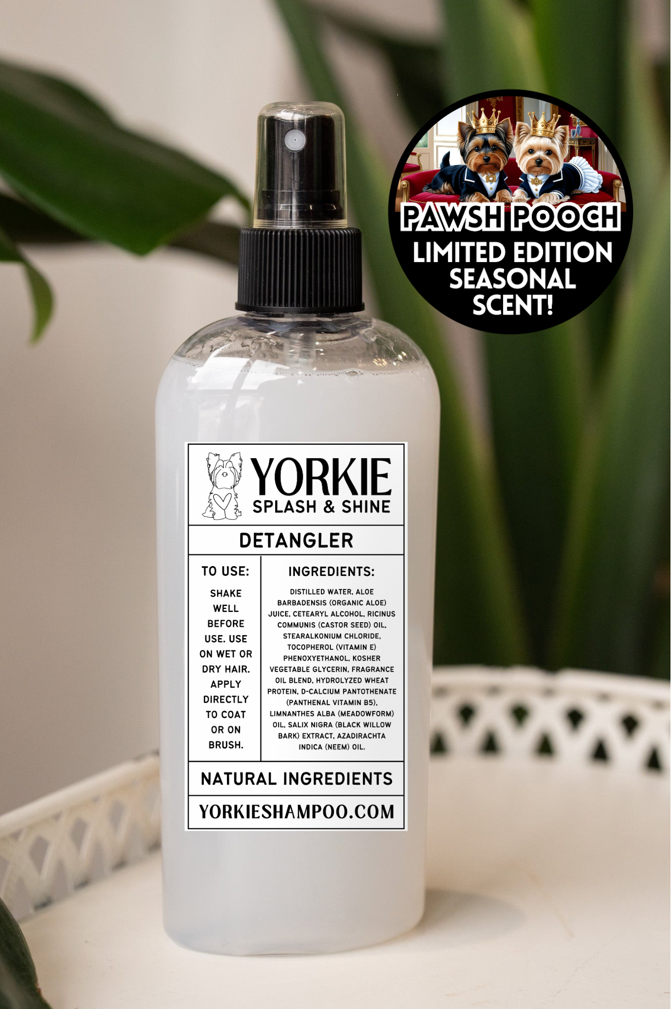 Limited Edition Yorkie Sheen DETANGLER - Pawsh Pooch